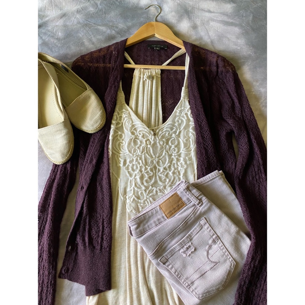 Cream Racerback Tank